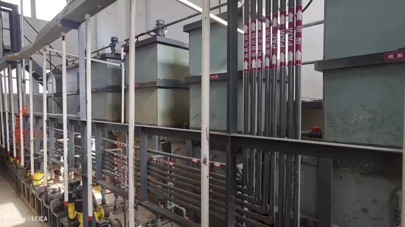 Проект по очистке сточных вод гальванопокрытием на 100 тонн в Шанхае